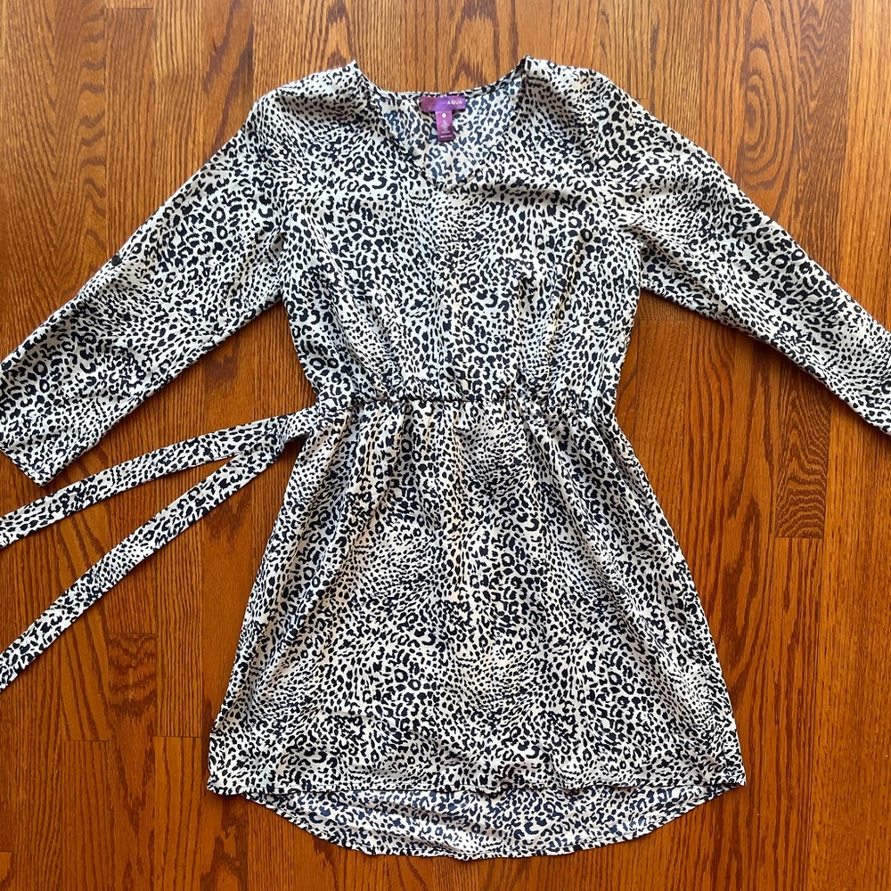 AQUA leopard print dress!!